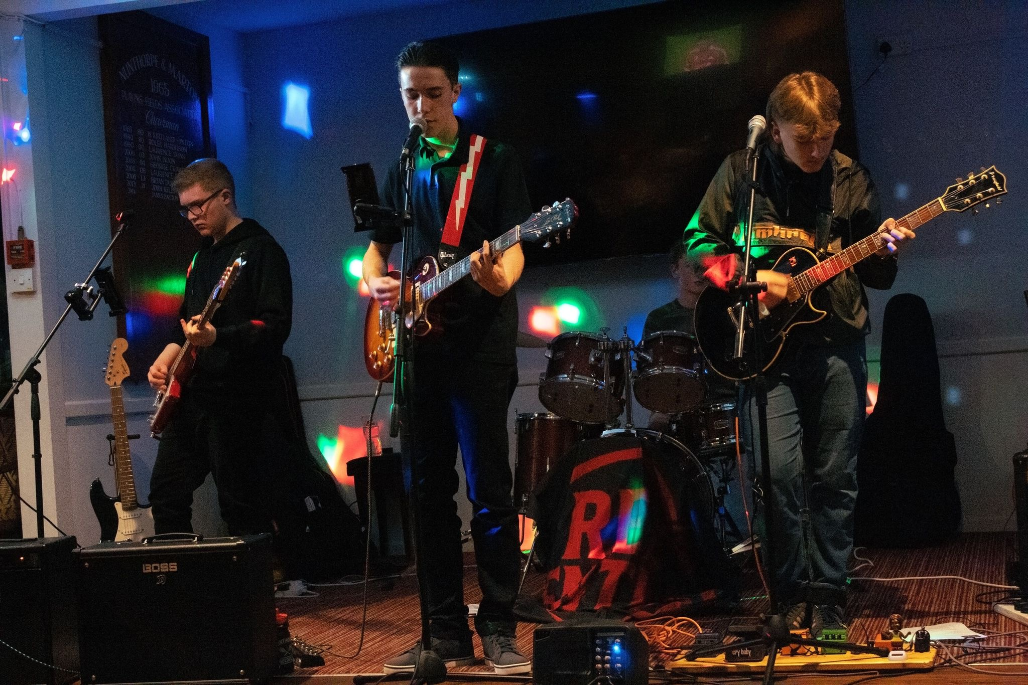 Red Central live on stage